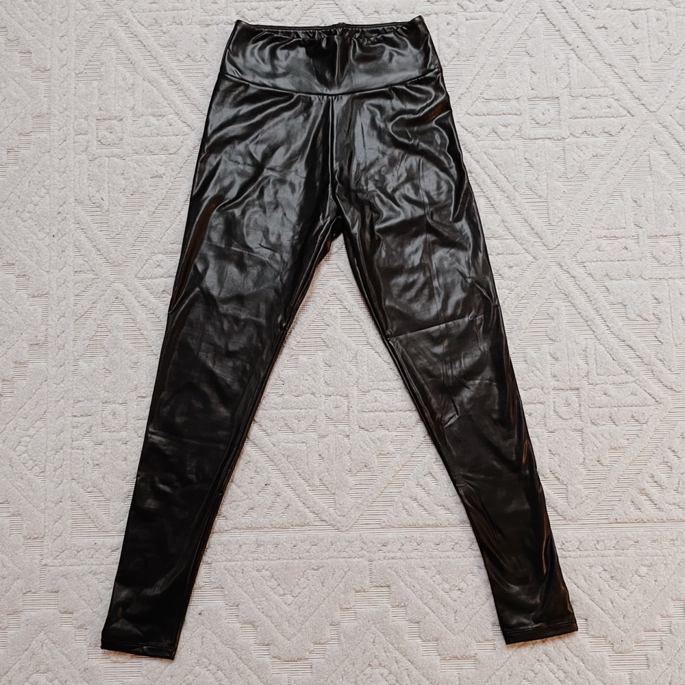 STREETWEAR SOCIETY Small Pleather Leggings Pants
